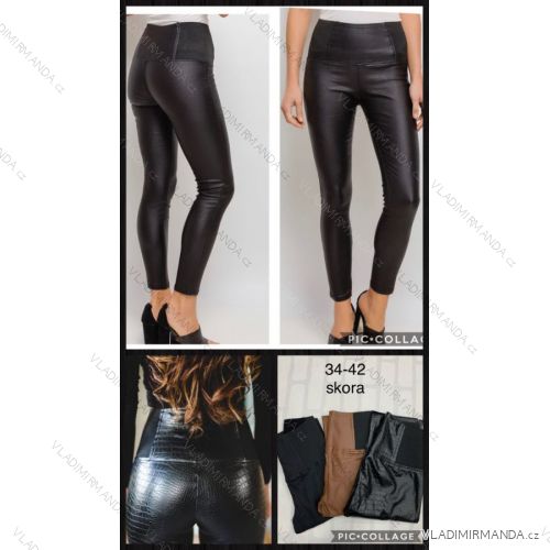 Leggings pants leatherette with zip (34-42) JEANS JWA20033