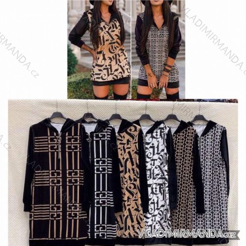 Blouse long sleeve with ruffles women (UNI S / L) ITALIAN FASHION IMK20159