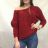 Women's long sleeve sweater (uni s / m) ITALIAN FASHION TM922STAR purple M / L