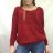 Women's long sleeve sweater (uni s / m) ITALIAN FASHION TM922STAR purple M / L