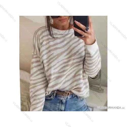 Blouse long sleeve with ruffles women (UNI S / L) ITALIAN FASHION IMK20159