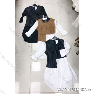 Dress with 3/4-sleeve ladies pocket (uni sl) ITALIAN Fashion IMWD20529