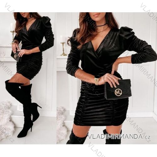 Dress with 3/4-sleeve ladies pocket (uni sl) ITALIAN Fashion IMWD20527