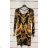 Summer long sleeve flowered women's dress (UNI S / L) ITALIAN FASHION IMK20150