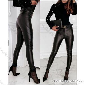 Elegant leatherette women's pants (S-XL) ITALIAN FASHION IMWD20480