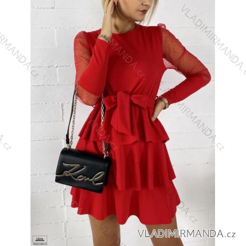 Dress with 3/4-sleeve ladies pocket (uni sl) ITALIAN Fashion IMWD20527