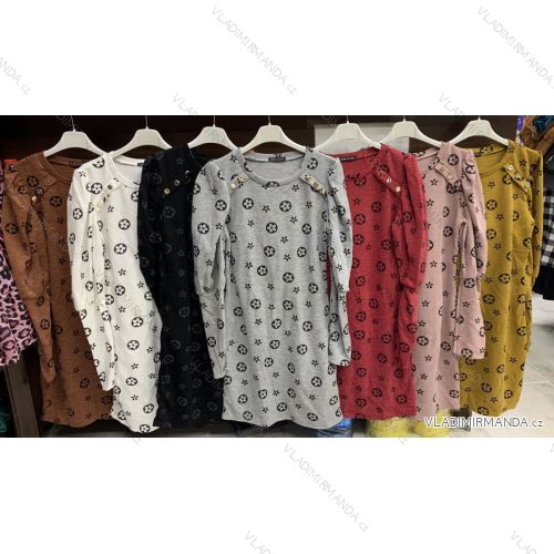 Dress with 3/4-sleeve ladies pocket (uni sl) ITALIAN Fashion IMWD20527