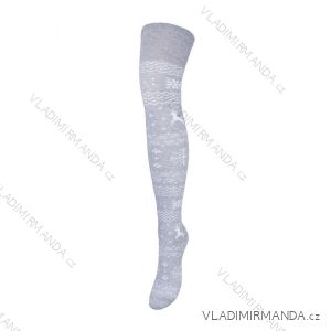 Socks Christmas stockings merry norwegian flakes women (one size) POLISH MODA DPP20NORSKEG