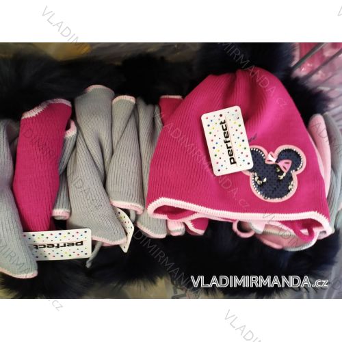 Girls' winter warm cap (2-5 years) POLAND PRODUCTION PV919012