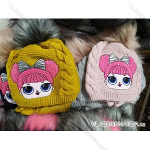 Baby Girls' Hat (3-8 Years) Warm Hat and Neckerchief Set POLISHING PV319440