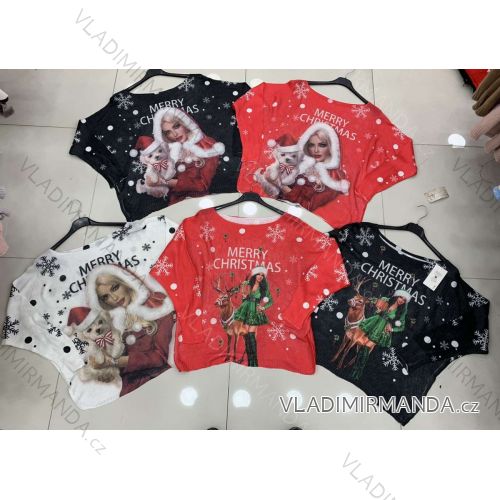 Blouse long sleeve with ruffles women (UNI S / L) ITALIAN FASHION IMK20159