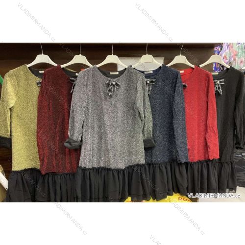 Dress with 3/4-sleeve ladies pocket (uni sl) ITALIAN Fashion IM3181746
