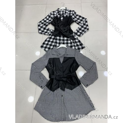 Dress with 3/4-sleeve ladies pocket (uni sl) ITALIAN Fashion IM3181746