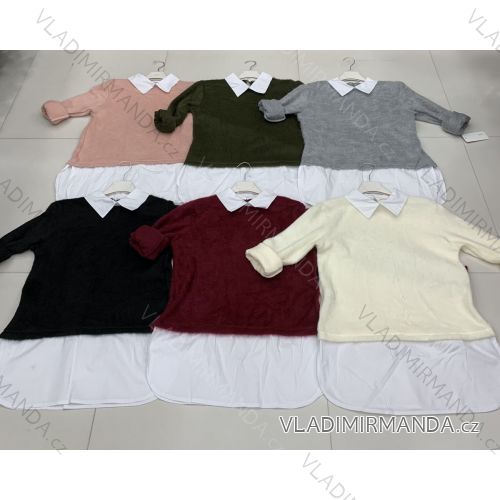 Dress with 3/4-sleeve ladies pocket (uni sl) ITALIAN Fashion IMWD20528
