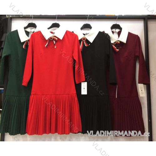 Dress with 3/4-sleeve ladies pocket (uni sl) ITALIAN Fashion IM3181746