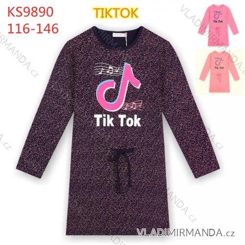 Girls' long sleeve dress (134-164) KUGO ML7231