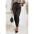 Elegant leatherette women's pants (S-XL) ITALIAN FASHION IMWD20480