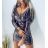 Blouse long sleeve with ruffles women (UNI S / L) ITALIAN FASHION IMK20159