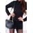 Blouse long sleeve with ruffles women (UNI S / L) ITALIAN FASHION IMK20159