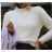 Blouse long sleeve with ruffles women (UNI S / L) ITALIAN FASHION IMK20159