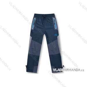 Outdoor pants insulated with fleece for children, girls and boys (98-128) KUGO H9891