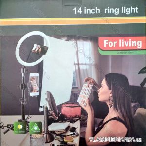 LED ring selfie light 36cm, lamp with stand ELM20013