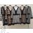 Blouse long sleeve with ruffles women (UNI S / L) ITALIAN FASHION IMK20159