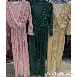Dress with 3/4-sleeve ladies pocket (uni sl) ITALIAN Fashion IMWD20527