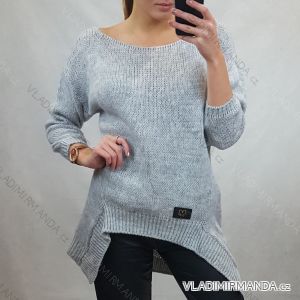 Knitted sweater warm extended long sleeve women (S / M ONE SIZE) ITALIAN FASHION IMWG20209 / DR