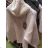 Sweater turtleneck long sleeve women (S -M -L ONE SIZE) Italian fashion I IM820050 / dr beige