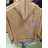 Sweater turtleneck long sleeve women (S -M -L ONE SIZE) Italská móda I IM820054 béžová SL