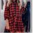Hooded Long Sleeve Hooded Dress (uni s / m) IM2191956 S/L one size <p>red-black</p>