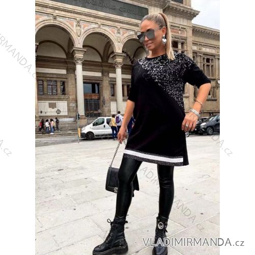 Dress with 3/4-sleeve ladies pocket (uni sl) ITALIAN Fashion IMWD20515