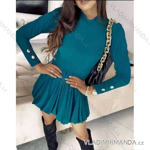 Blouse long sleeve with ruffles women (UNI S / L) ITALIAN FASHION IMK20159