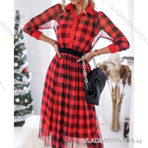 Dress with 3/4-sleeve ladies pocket (uni sl) ITALIAN Fashion IMWD20515