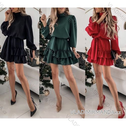 Dress with 3/4-sleeve ladies pocket (uni sl) ITALIAN Fashion IMWD20515