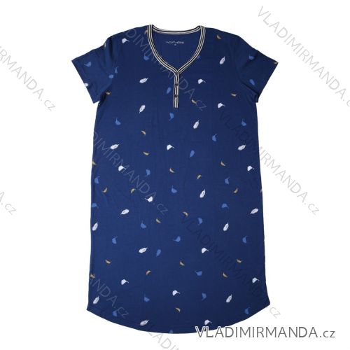 Women's short sleeve nightgown (M-3XL) WOLF D2031
