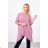 Dark pink oversize blouse