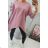 Dark pink oversize blouse