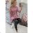 Dark pink oversize blouse