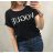 T-shirt short sleeve ladies (uni l-2xl) ITALIAN Fashion IM11736 white S / M / L one size