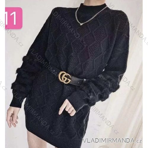 Summer long sleeve flowered women's dress (UNI S / L) ITALIAN FASHION IMK20150