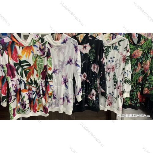 Dress with 3/4-sleeve ladies pocket (uni sl) ITALIAN Fashion IMWD20529
