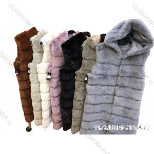Women's fur vest (ONE SIZE) TURKISH FASHION TM11919310