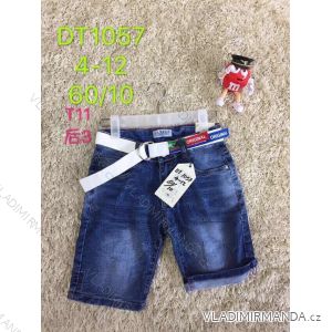 Summer jeans shorts with belt children's boys (4-12 years) SAD SAD20DT1057
