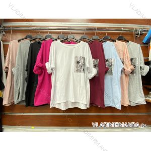 Dress with 3/4-sleeve ladies pocket (uni sl) ITALIAN Fashion IM3181746
