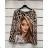 T-shirt elegant long sleeve women (S / M ONE SIZE) ITALIAN FASHION IMWK21008
