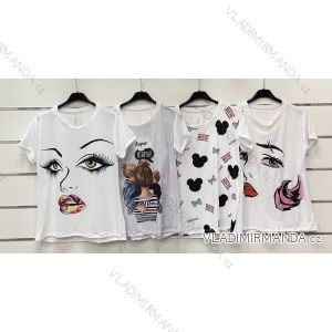 T-shirt elegant long sleeve women (S / M ONE SIZE) ITALIAN FASHION IMWK21008