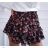 Women's summer skirt folded medium length flowered (UNI S / L) ITALIAN FASHION IMK20126