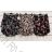 Women's summer skirt folded medium length flowered (UNI S / L) ITALIAN FASHION IMK20126